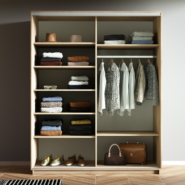 Шкафы-купе 2-х дверные, Шкаф-купе Экспресс 2-х дверный Фотопечать Шелк Стекла 140х60х220