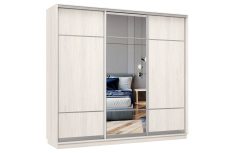 Шкафы-купе 3-х дверные, Шкаф-купе Премьер Лайт 59 (08;11;08) трехдверный