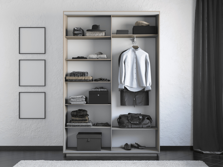 Шкафы-купе 2-х дверные, Шкаф-купе Экспресс 2-х дверный Фотопечать Квадрат Стекла 160х45х220