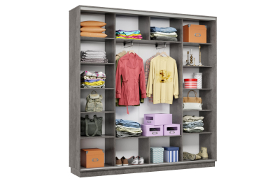 Шкаф-купе Премьер Лайт 33 (08;05;08) трехдверный