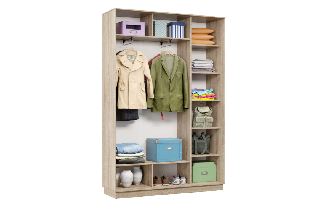 Шкафы-купе, Шкаф-купе Премьер Лайт 11 (08;08) двухдверный