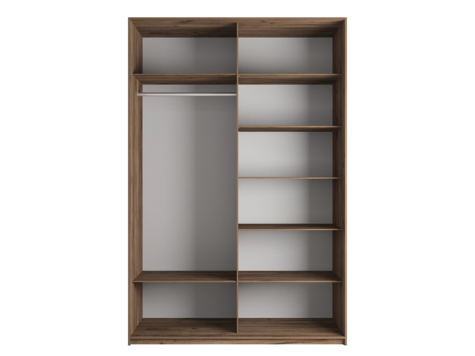 Шкафы-купе 2-х дверные, Шкаф-купе Эста 2-х дверный ДСП/Стекла хаки/Доводчик 160х66х240