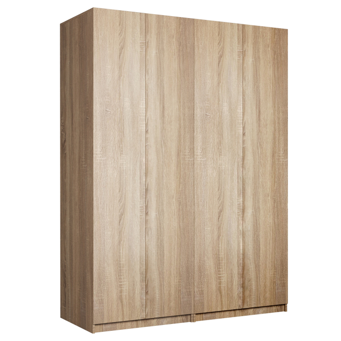 Шкафы распашные, Распашной шкаф Локер 800+800 с ящиками и полками слева