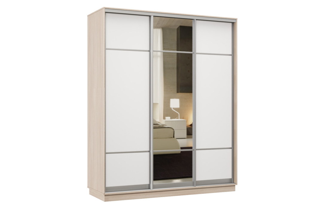 Шкафы-купе, Шкаф-купе Премьер Лайт 33 (08;11;08) трехдверный