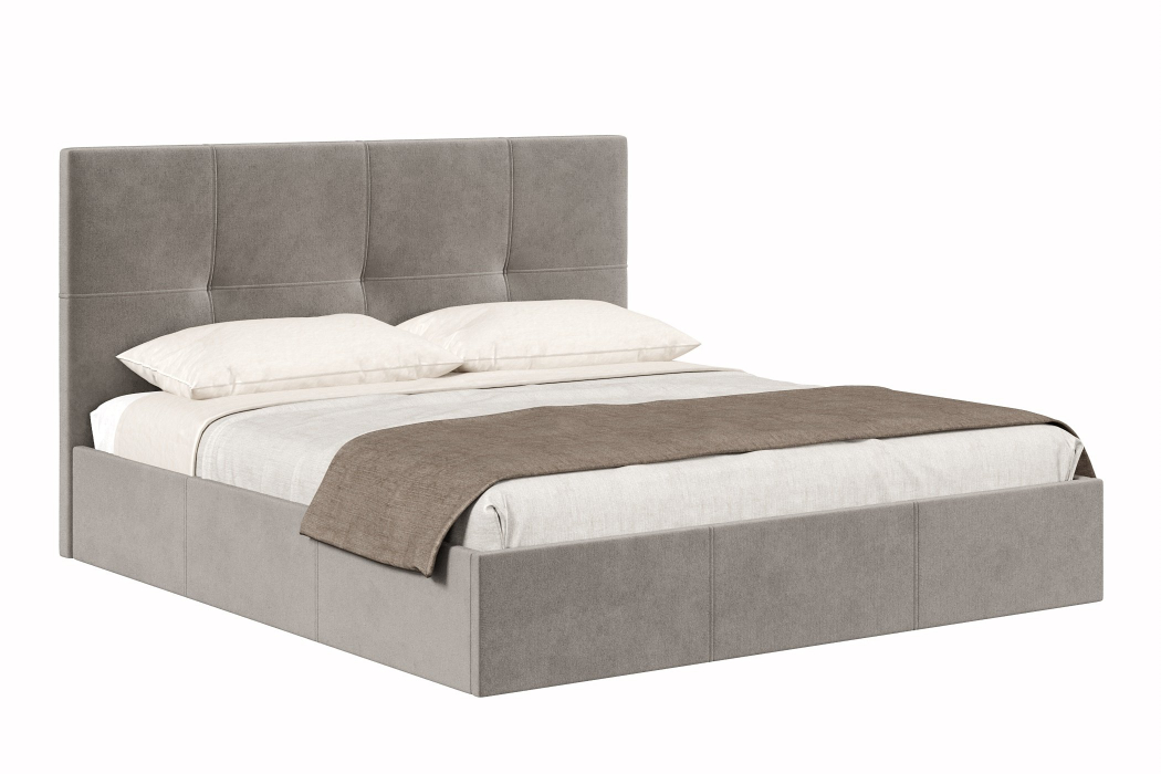 Мягкая кровать, Кровать Марсель 1800, велюр