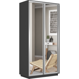 Шкаф-купе Экспресс Хит 2х дверный Зеркала 120х60х220