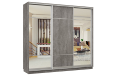 Шкафы-купе 3-х дверные, Шкаф-купе Премьер Лайт 60 (11;08;11) трехдверный