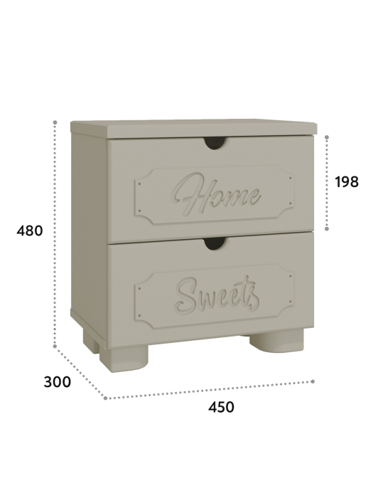 Прикроватные тумбы, Тумба прикроватная ДримСтар ДС-14