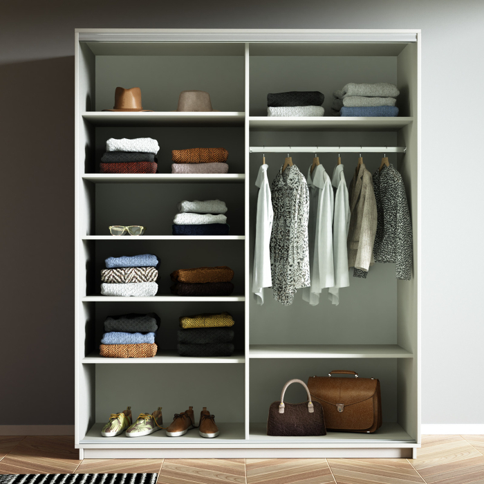 Шкафы-купе 2-х дверные, Шкаф-купе Экспресс 2-х дверный Фотопечать Шелк Стекла 140х60х240