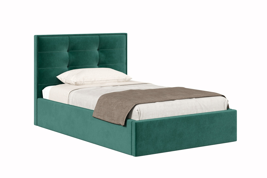 Мягкая кровать, Кровать Римини 1200, велюр