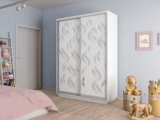 Шкафы-купе 2-х дверные, Шкаф-купе Экспресс 2-х дверный Фотопечать Ленты Стекла 120х45х240