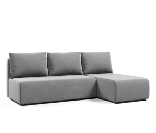 Угловой диван-кровать Каир (Комо, Крит), велюр