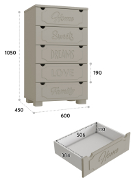Комод ДримСтар ДС-11