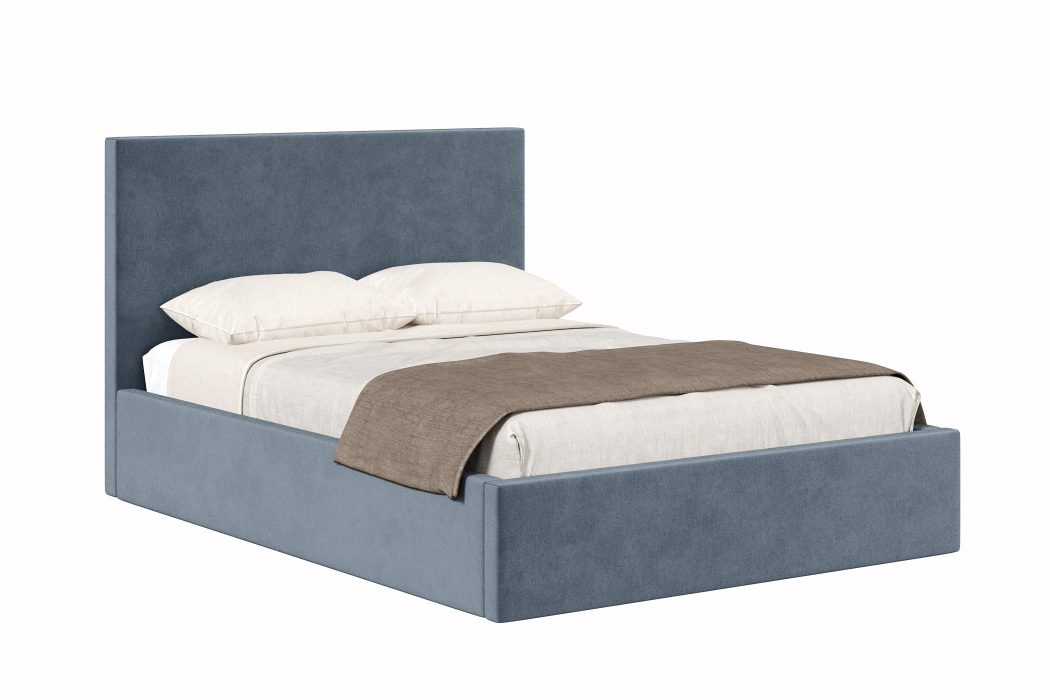 Мягкая кровать, Кровать Парма 1200, велюр