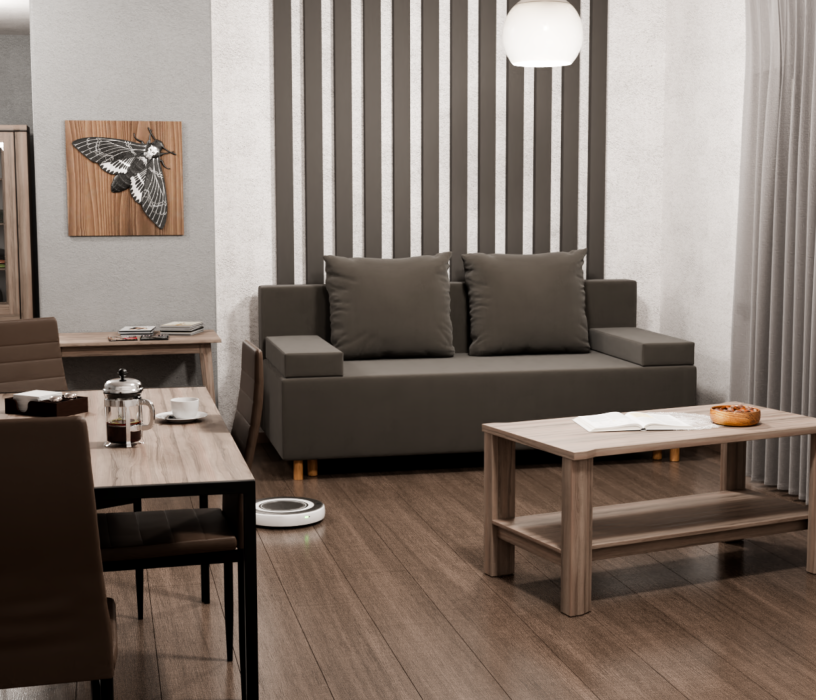 Диваны еврокнижки, Прямой диван Инди,еврокнижка,велюр