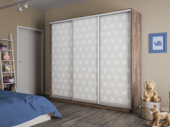 Шкаф-купе Экспресс 3-х дверный Фотопечать Калейдоскоп Стекла 180х60х220