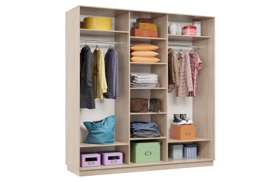 Шкаф-купе Премьер 44 (16;16;16) трёхдверный