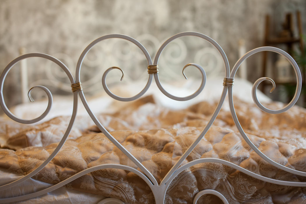 Кованые кровати, Кованая кровать Кармен 1.6 с двумя спинками