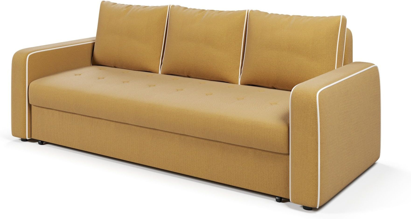 Диваны еврокнижки, Диван-кровать прямой Атланта с кантом еврокнижка,велюр