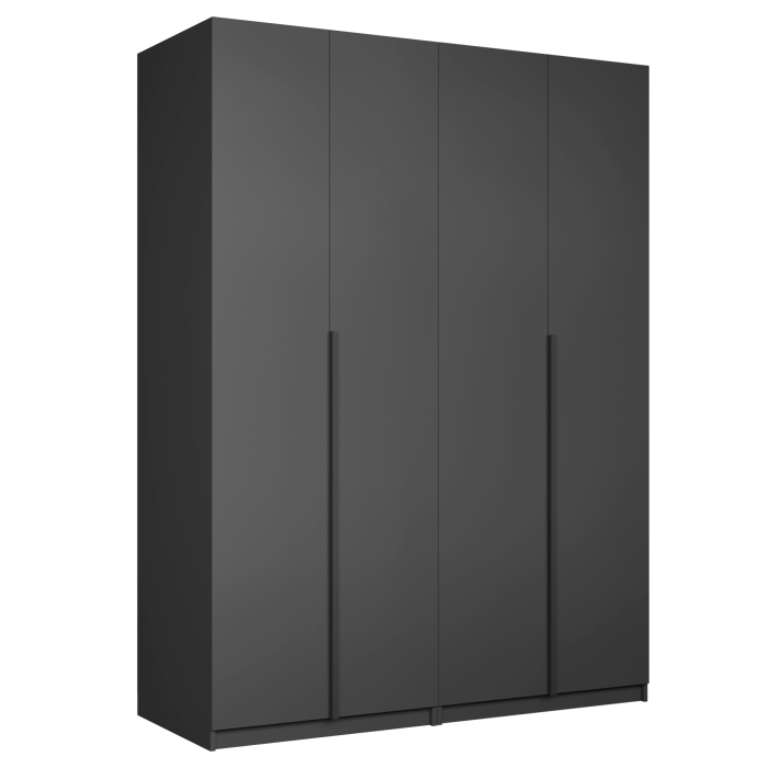 Шкафы распашные, Шкаф складной Е1 Локер ("Гармошка") 162х52.5х220 см,с полками и двумя модулями