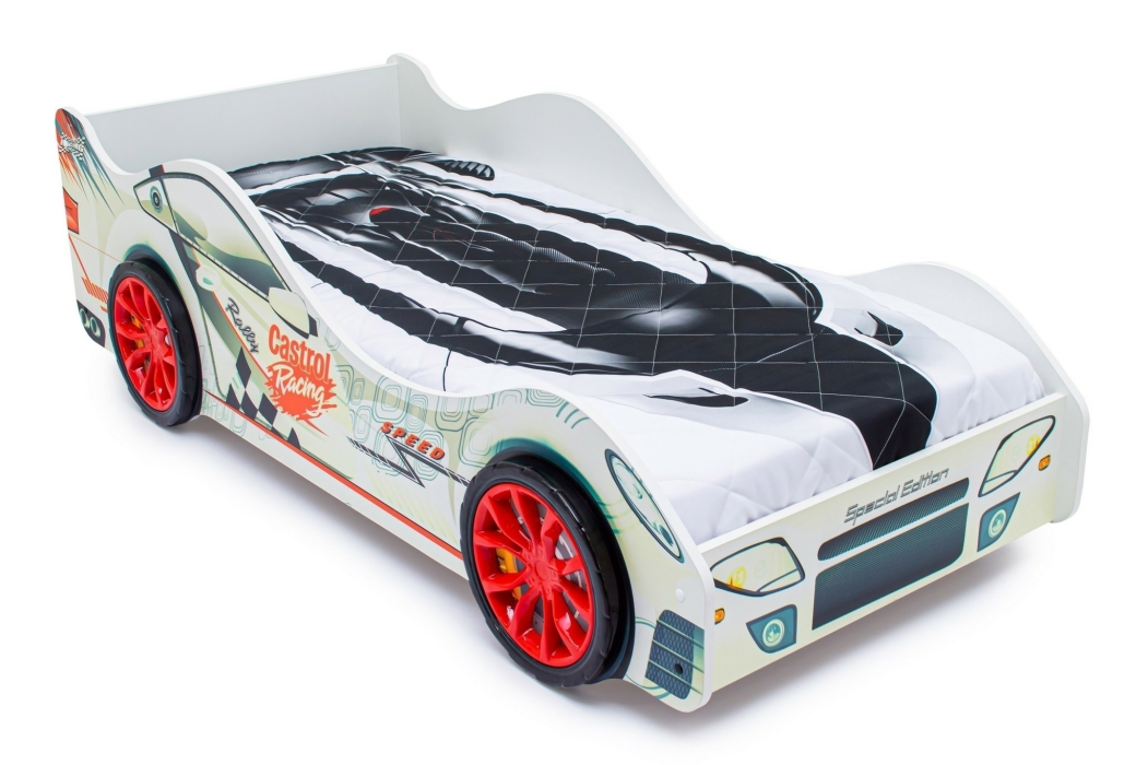 Для мальчика, Детская кровать-машина Бельмарко Безмятежность