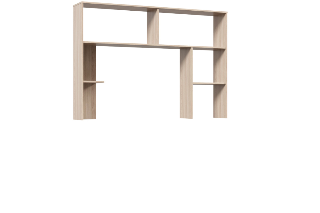 Прямые, Стол письменный 04 с надстройкой