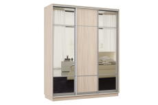 Шкафы-купе 3-х дверные, Шкаф-купе Премьер Лайт 27 (11;08;11) трехдверный