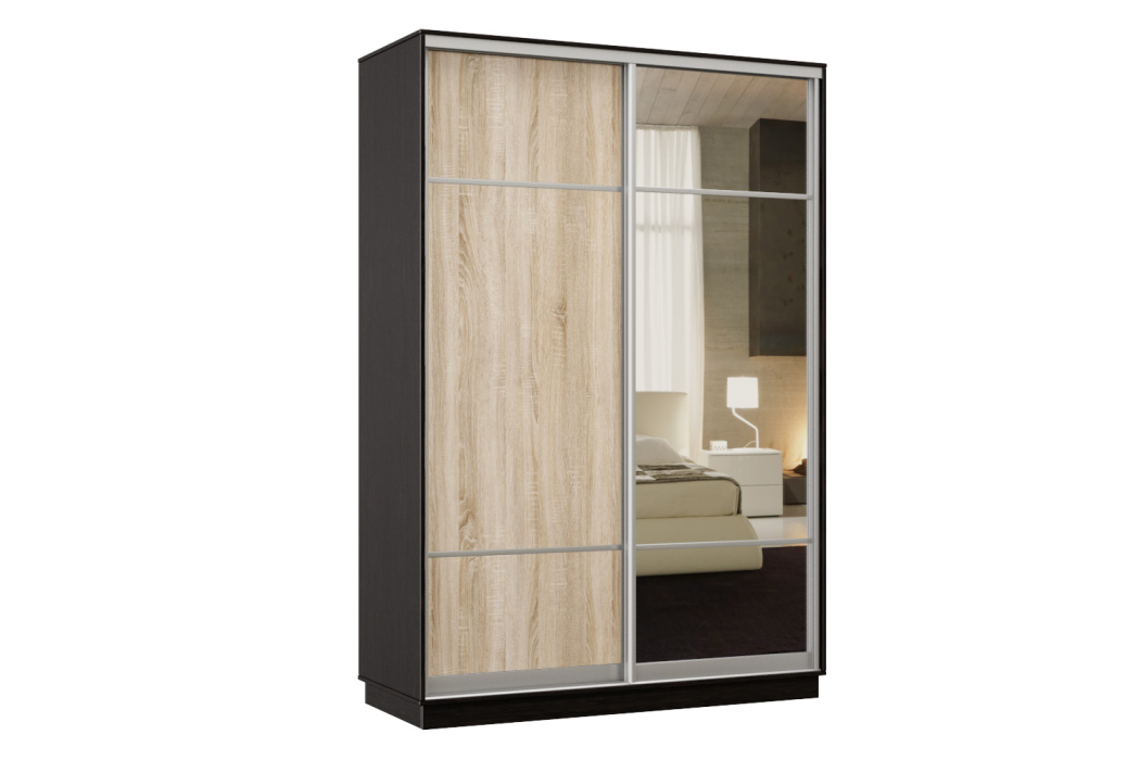 Шкафы-купе, Шкаф-купе Премьер Лайт 11 (08;11) двухдверный