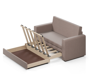 Диван-кровать Санта выкатной, велюр