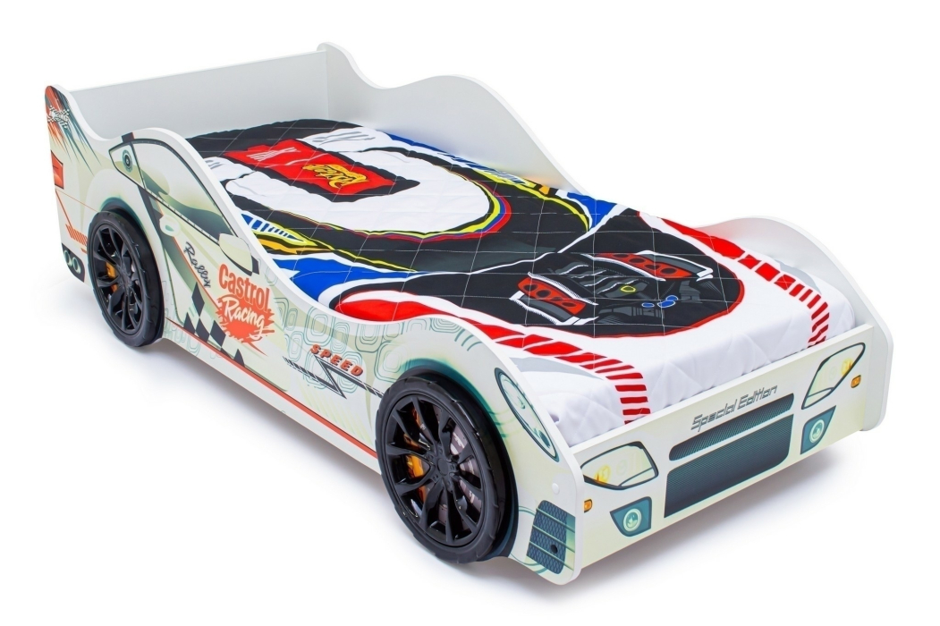 Для мальчика, Детская кровать-машина Бельмарко Безмятежность