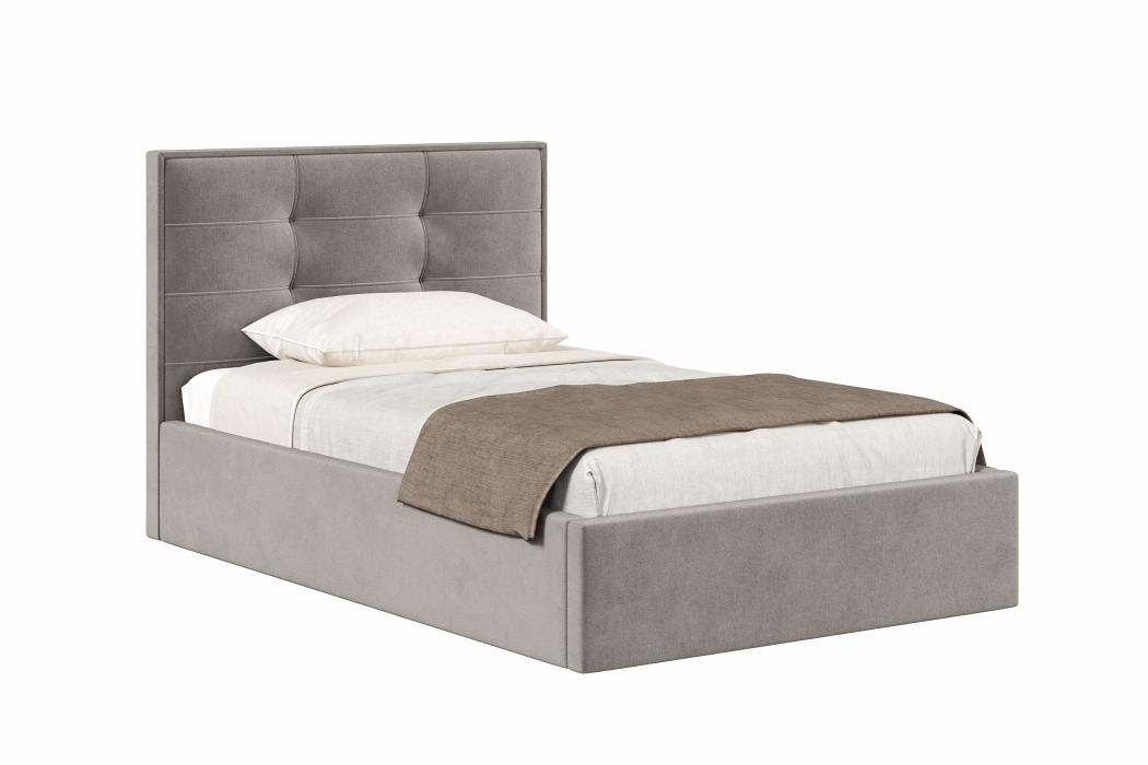 Мягкая кровать, Кровать Римини 1200, велюр