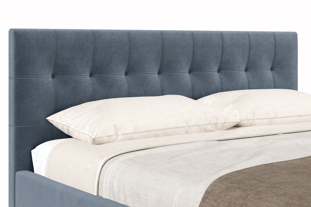 Мягкая кровать, Кровать Турин 1800 с подъёмным механизмом, велюр