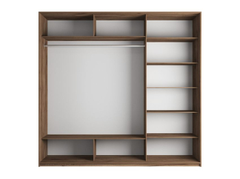 Шкаф-купе Прайм 3-х дверный Стекла хаки/ДСП/Доводчики 180х57х230