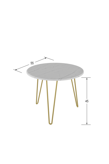 Журнальные столики, Стол журнальный Рид Голд 430