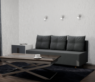 Прямой диван Сияние,еврокнижка,велюр