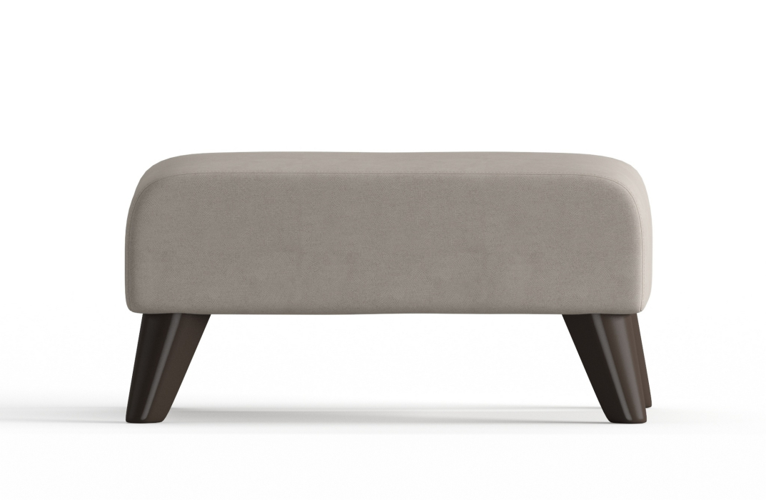 Пуф в прихожую, Пуф Барон на ножках, велюр