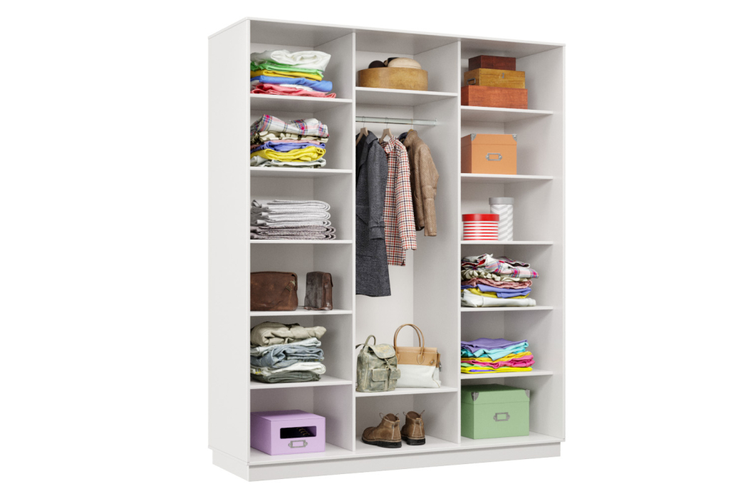 Шкафы-купе 3-х дверные, Шкаф-купе Премьер Лайт 30 (11;08;11) трехдверный