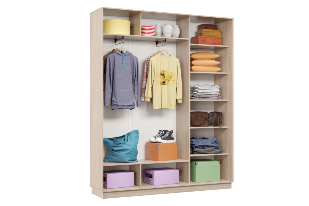 Шкафы-купе, Шкаф-купе Премьер 21 (16;16;16) трёхдверный