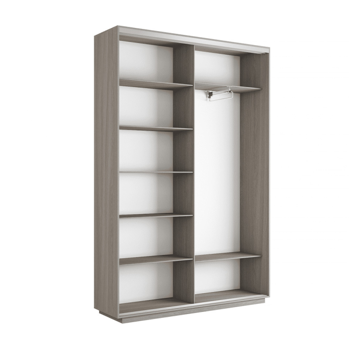 Шкафы-купе 2-х дверные, Шкаф-купе Экспресс 2-х дверный Фотопечать Шелк Стекла 140х45х240