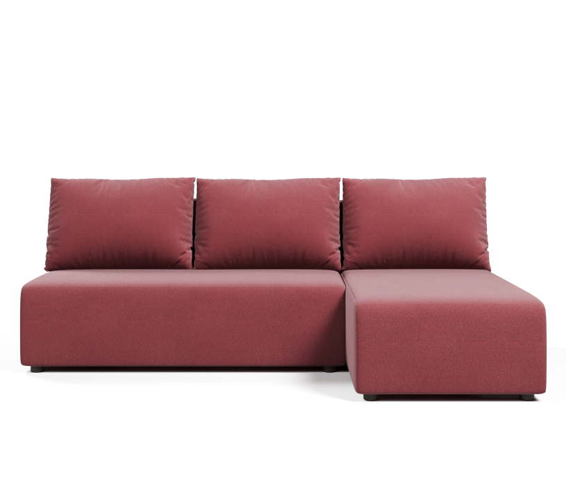 Диваны угловые, Угловой диван-кровать Каир (Комо, Крит), велюр