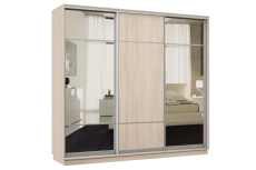 Шкафы-купе 3-х дверные, Шкаф-купе Премьер Лайт 62 (11;08;11) трехдверный