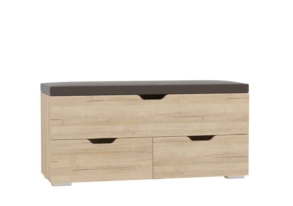 Тумба в прихожую с мягким сиденьем, Диван ФЛИНТ