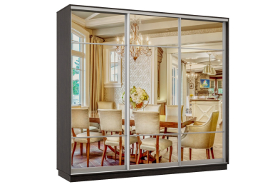 Шкаф-купе Премьер Лайт 58 (11;11;11) трехдверный