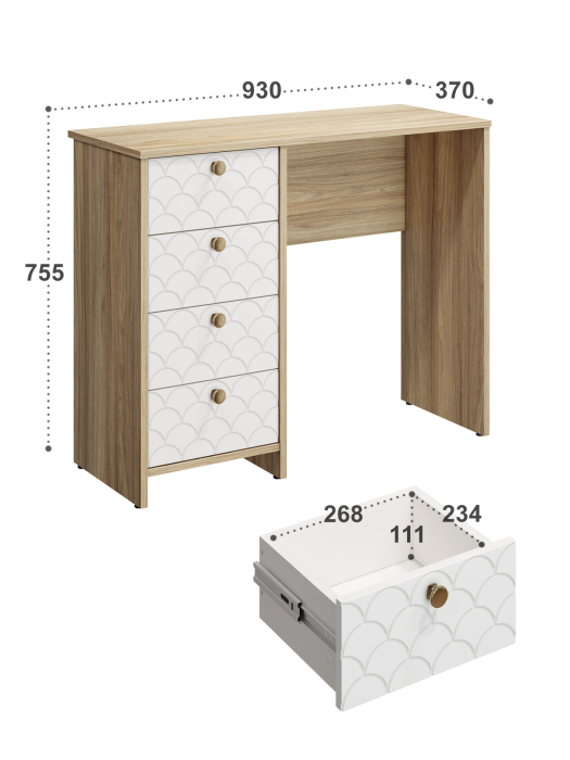 Прямые, Стол Велламо ВО-10