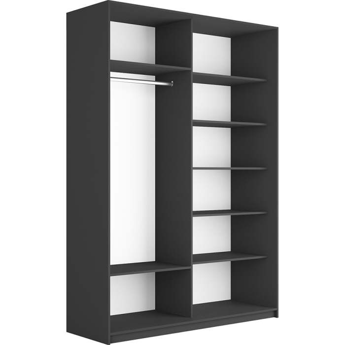 Шкафы-купе 2-х дверные, Шкаф Прайм дуо ДСП/ДСП 2300 x 1400 x 570