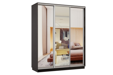 Шкаф-купе Премьер Лайт 24 (01;01;01) трехдверный