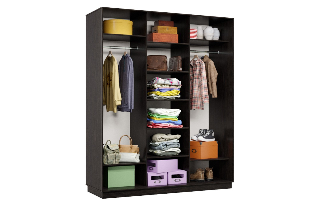 Шкафы-купе, Шкаф-купе Премьер 28 (16;16;16) трёхдверный