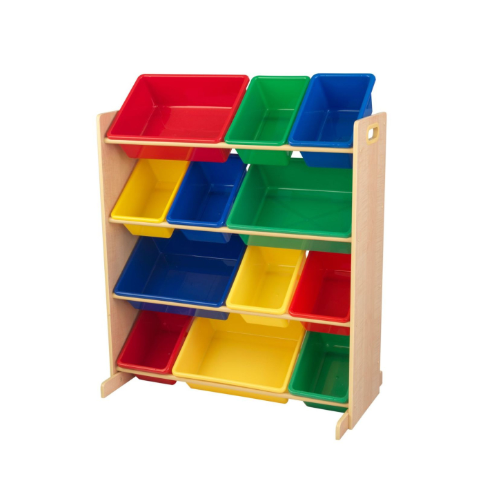 Детские полки, Система для хранения с 12 контейнерами KidKraft