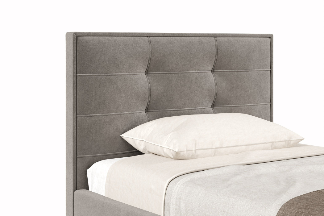 Мягкая кровать, Кровать Римини 1200, велюр