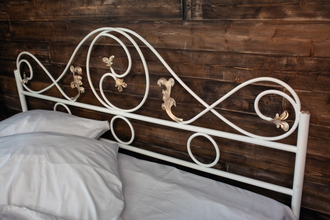 Кованые кровати, Кованая кровать Венеция 1.8 с двумя спинками